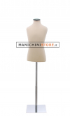 Busto bambino 6-8 anni con base cromata