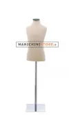 Busto bambino 6-8 anni con base cromata