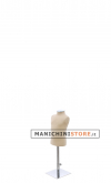 Busto bambino 1 anno con base cromata