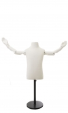Busto bambino 2-3 anni con braccia legno - fine serie