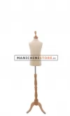 Busto bambino 3-4 anni con base treppiede barocco frassino