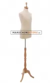 Busto bambino 13-14 anni con base treppiede barocco frassino