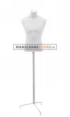 Busto Bianco con treppiede inox