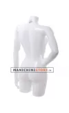 Busto manichino donna bianco lucido con braccia N17