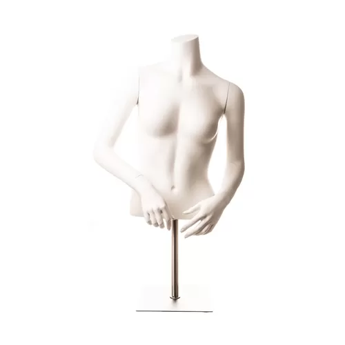 Busto manichino donna da banco B1