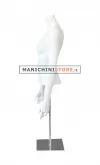 Busto manichino donna da banco con braccia lungo i fianchi