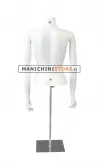 Busto manichino donna da banco con braccia lungo i fianchi