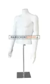 Busto manichino uomo da banco con braccia lungo i fianchi