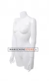 Busto manichino donna bianco lucido con braccia N19