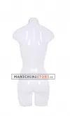 Busto manichino donna opale lucido