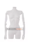 Busto manichino donna con braccia snodabili N1