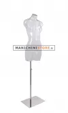 Busto manichino donna trasparente NEW