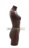 Busto manichino donna in plastica color Bronzo