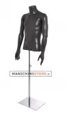 Busto manichino uomo Esprit grigio con base cromata