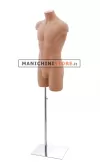 Busto torso uomo Carne NEWS con Base