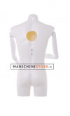 Busto uomo con braccia snodabili
