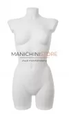 Busto manichino donna bianco