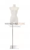 Busto donna con base cromata - con difetto