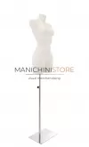Busto donna con base cromata - con difetto