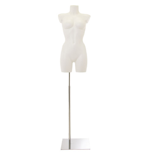 Busto donna con base cromata - con difetto