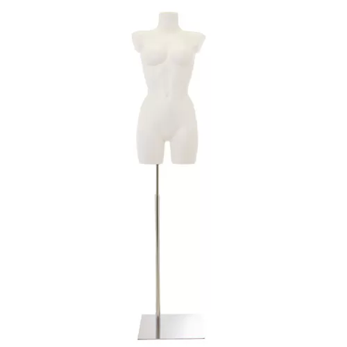 Busto donna con base cromata - con difetto