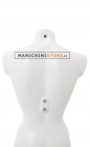 Busto manichino donna precolorato bianco