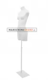 Busto manichino donna bianco NEW con base bianca