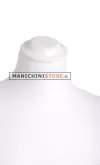 Busto donna bianco con base tonda