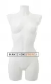 Busto manichino donna precolorato bianco con difetto