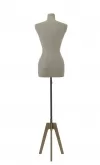 Busto donna in carta stratificata con base Cross