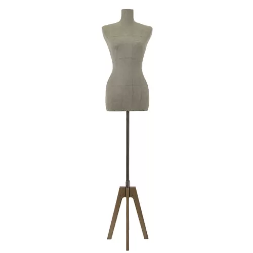Busto donna in carta stratificata con base Cross