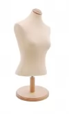 Busto donna da banco in tessuto Beige