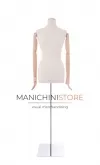busto donna lino con braccia