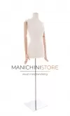 busto donna lino con braccia