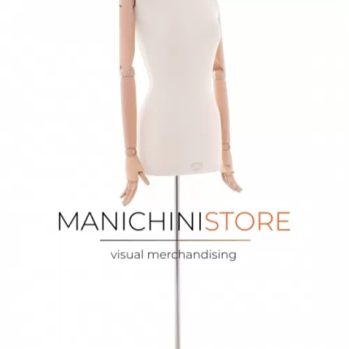 busto donna lino con braccia
