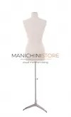 Busto donna sartoriale professionale in lino con base rettangolare TG. 40-42 small