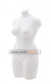 Busto manichino donna taglia comoda bianco