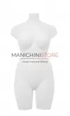 Busto manichino donna taglia comoda bianco