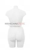 Busto manichino donna taglia comoda bianco