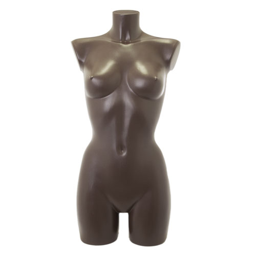 Busto manichino donna precolorato cuoio