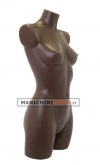 Busto manichino donna precolorato cuoio