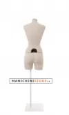 Busto donna in lino con mezza gamba