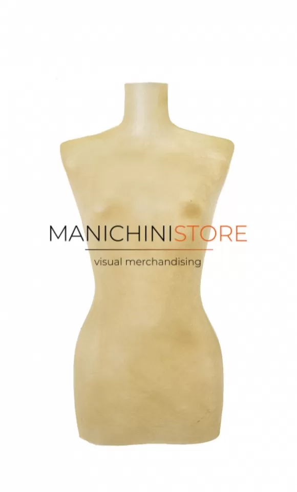 Busto donna da banco in vetroresina grezza - ex noleggio