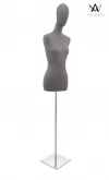 Busto donna in tessuto - Grigio