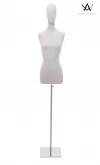 Busto donna in tessuto - Taupe