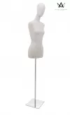 Busto donna in tessuto - Taupe