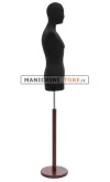 Busto donna TG.42 con testa - Nero