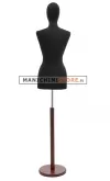 Busto donna TG.42 con testa - Nero