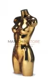 Busto manichino donna precolorato oro - con imperfezione