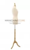 Busto sartoriale donna tg.42 base treppiede per Musei